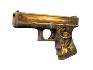 Glock-18 | Ramese's Reach (Well-Worn) item image
