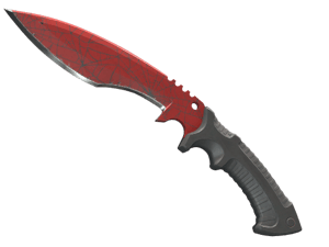 ★ Kukri Knife | Crimson Web (Well-Worn) item image