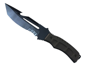 ★ Survival Knife | Blue Steel (Well-Worn) item image